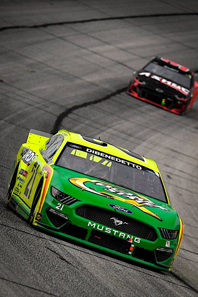 Matt DiBenedetto (ninth) and Brad Keselowski (10th) gave Ford three top-10 finishers. Matt DiBenedetto (ninth) and Brad Keselowski (10th) gave Ford three top-10 finishers.