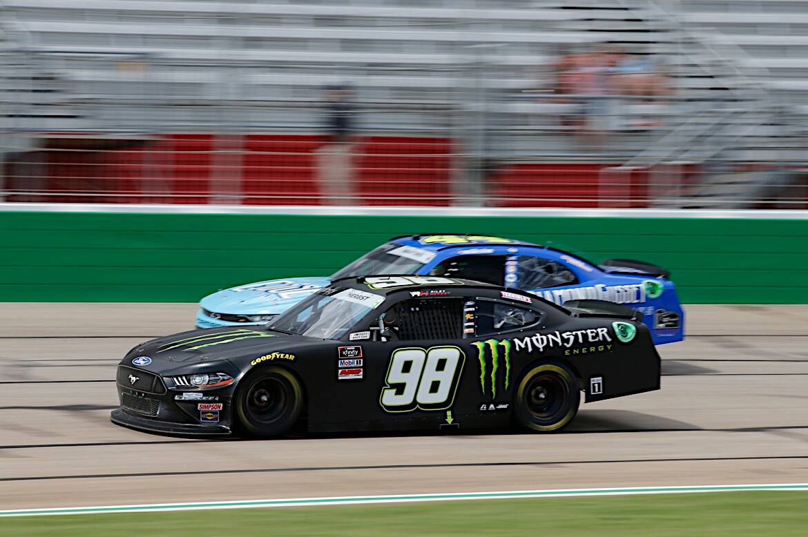 But separate penalties under caution forced them both to the rear on Saturday in Atlanta. But separate penalties under caution forced them both to the rear on Saturday in Atlanta.