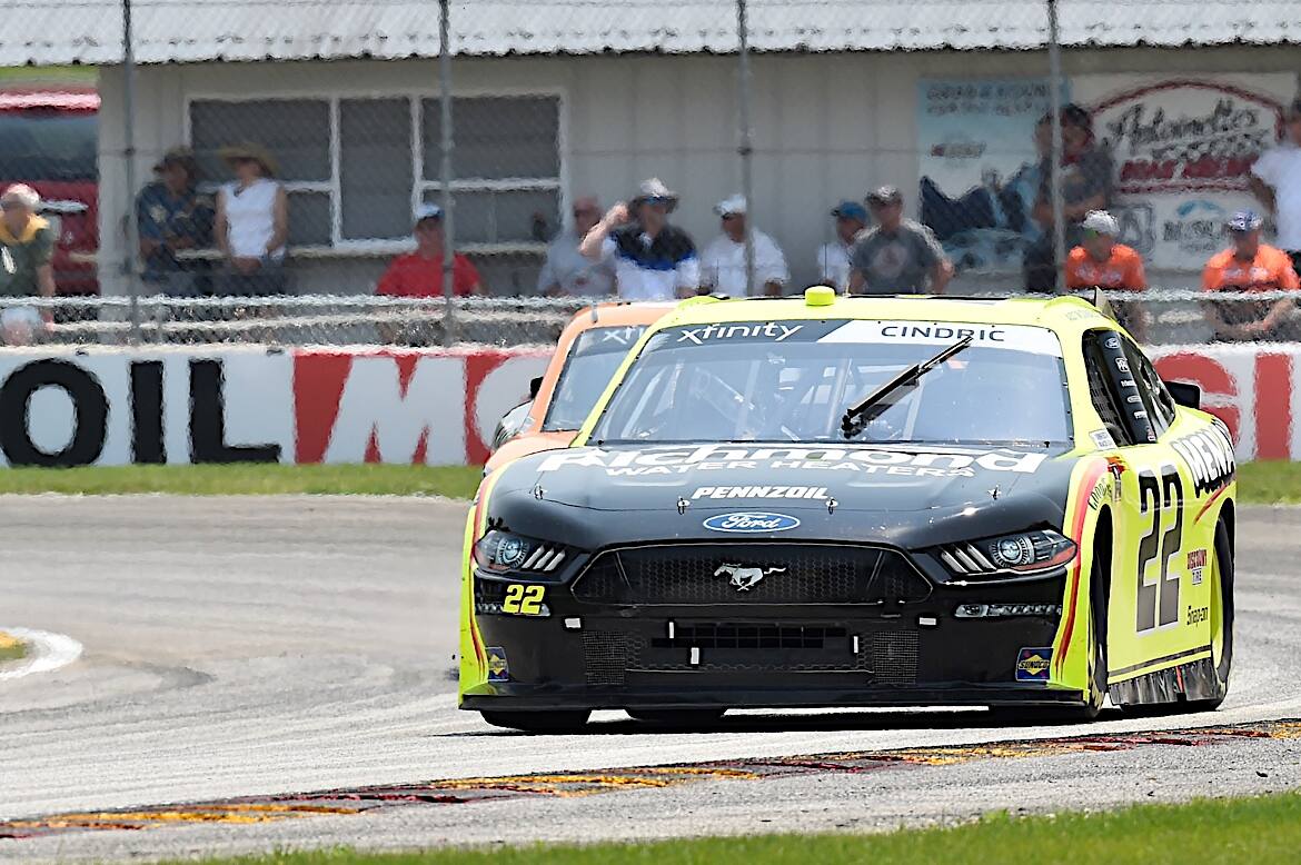 Cindric holds an 89-point lead over second-place AJ Allmendinger in the series standings. Cindric holds an 89-point lead over second-place AJ Allmendinger in the series standings.