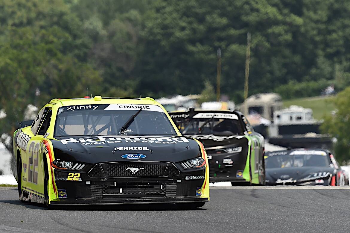 Cindric was able to rebound for an eighth-place finish. Cindric was able to rebound for an eighth-place finish.