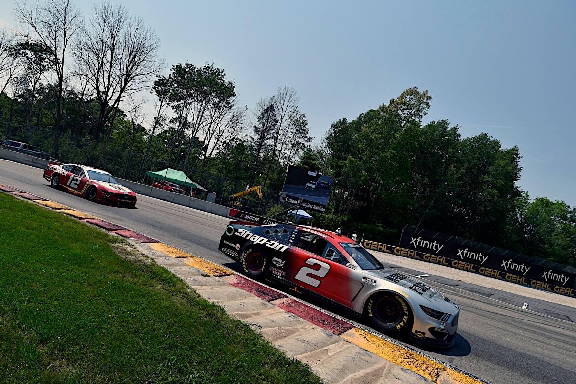 Six more Mustangs scored top-20 finishes including Brad Keselowski (13th) and Aric Almirola (14th). Six more Mustangs scored top-20 finishes including Brad Keselowski (13th) and Aric Almirola (14th).