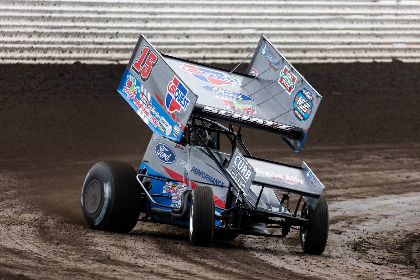 In the World of Outlaws Sprint Car Series, Schatz finished third in Wilmot, Wisconsin. In the World of Outlaws Sprint Car Series, Schatz finished third in Wilmot, Wisconsin.