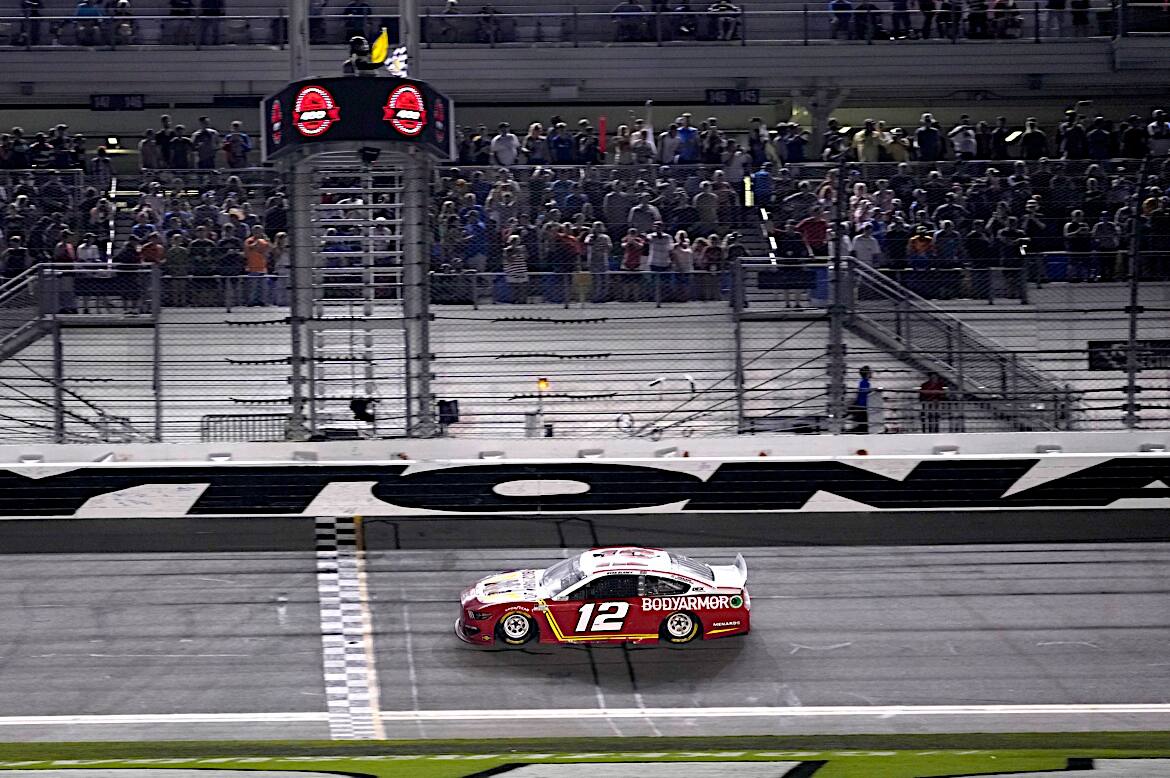 Ryan Blaney registered his second straight Cup Series win with an overtime victory at Daytona. Ryan Blaney registered his second straight Cup Series win with an overtime victory at Daytona.