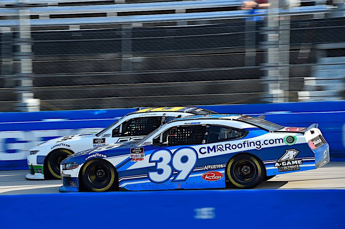 Ryan Sieg finished 11th and Riley Herbst was 38th after being involved in an accident. Ryan Sieg finished 11th and Riley Herbst was 38th after being involved in an accident.