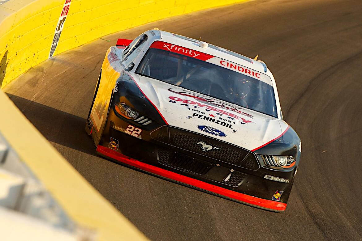Cindric holds a seven-point lead in the playoff standings heading into Saturday’s race at Talladega. Cindric holds a seven-point lead in the playoff standings heading into Saturday’s race at Talladega.