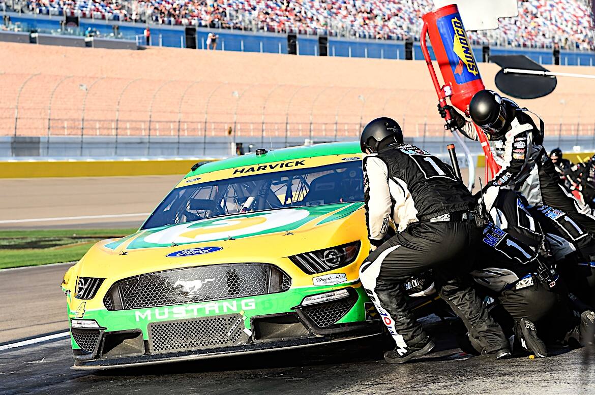 Kevin Harvick, the fourth Ford in the playoff field came home ninth. Kevin Harvick, the fourth Ford in the playoff field came home ninth.