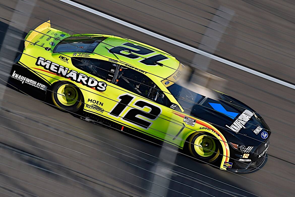 In the NASCAR Cup Series, three Mustangs finished in the top 10, led by Ryan Blaney in fifth. In the NASCAR Cup Series, three Mustangs finished in the top 10, led by Ryan Blaney in fifth.