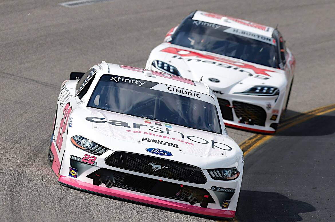 Cindric goes into this week’s race trailing by five points for the regular season championship. Cindric goes into this week’s race trailing by five points for the regular season championship.