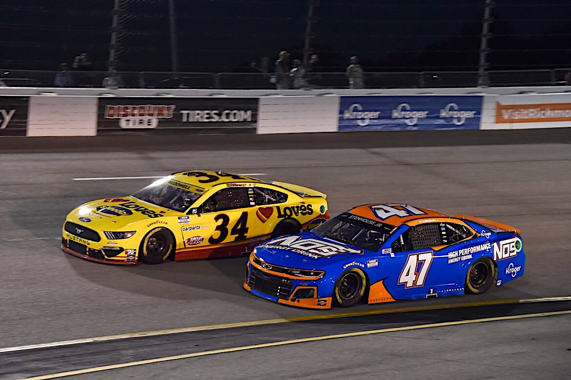 Michael McDowell (28th) rounded out Ford’s playoff lineup. Michael McDowell (28th) rounded out Ford’s playoff lineup.
