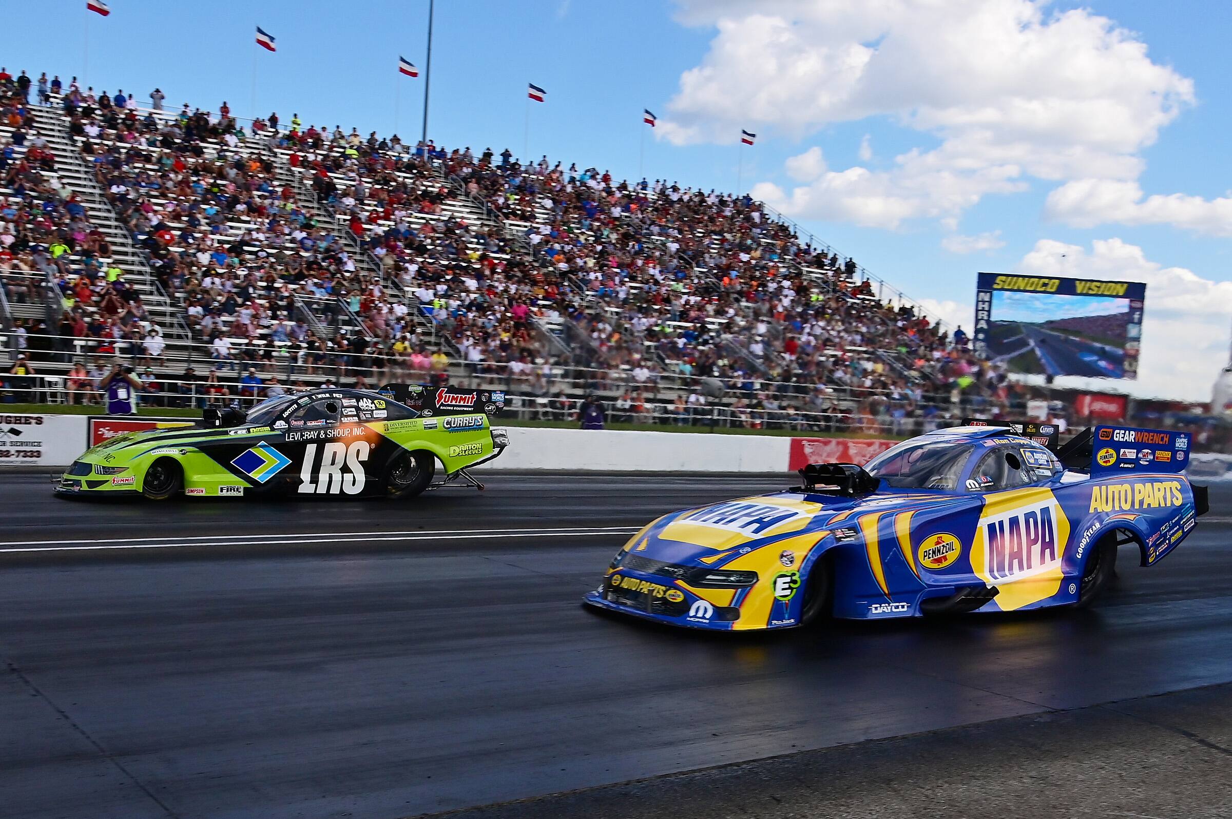 At the end of the regular season, Tasca is third in the driver standings, with Wilkerson ninth. At the end of the regular season, Tasca is third in the driver standings, with Wilkerson ninth.