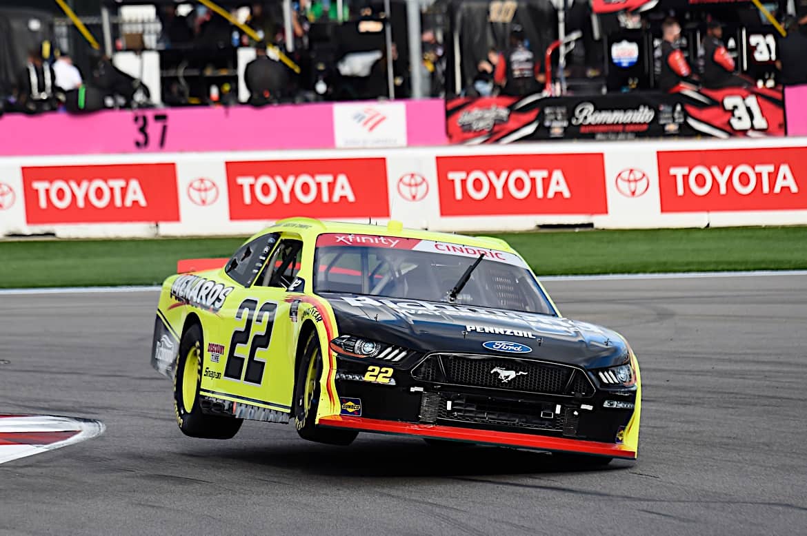He led the most laps the Charlotte Roval and started in the front row in an OT restart. He led the most laps the Charlotte Roval and started in the front row in an OT restart.