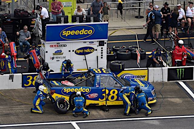 He led the most laps (39) for a second straight week, but was passed on the final lap. He led the most laps (39) for a second straight week, but was passed on the final lap.