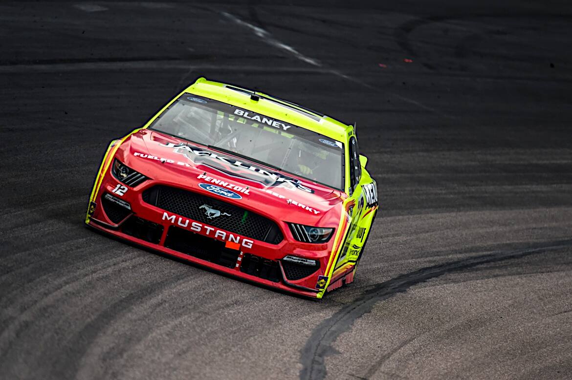 Ryan Blaney finished fourth, the top Mustang in the NASCAR Cup Series season finale at Phoenix. Ryan Blaney finished fourth, the top Mustang in the NASCAR Cup Series season finale at Phoenix.
