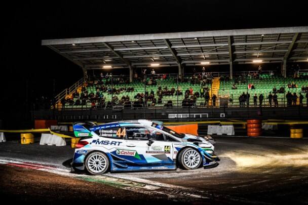 Gus Greensmith placed eighth overall in the FIA World Rally Championship season finale at Monza. Gus Greensmith placed eighth overall in the FIA World Rally Championship season finale at Monza.