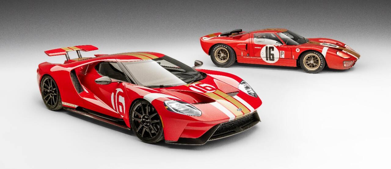 Ford GT Alan Mann Heritage Edition Celebrates Experimental GT Race Car Prototypes from 1966 at Chicago Auto Show