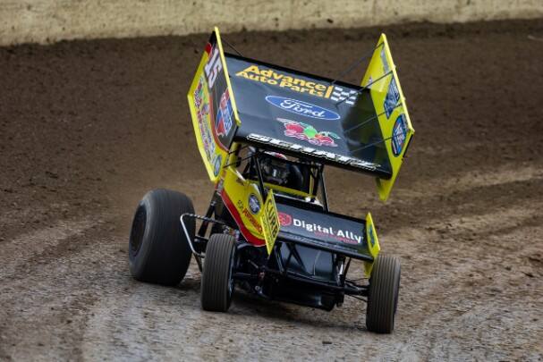 Donny Schatz finished 12th in the World of Outlaws at Tri-State Speedway in Indiana. 