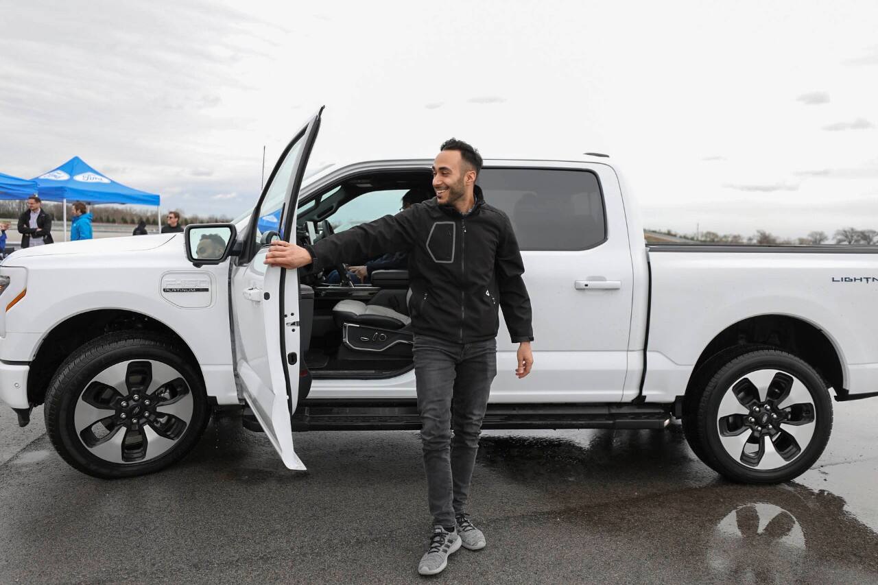 F-150 Lightning Customers Share Their Plans for the Truck at Rouge Electric Vehicle Center Launch Event 