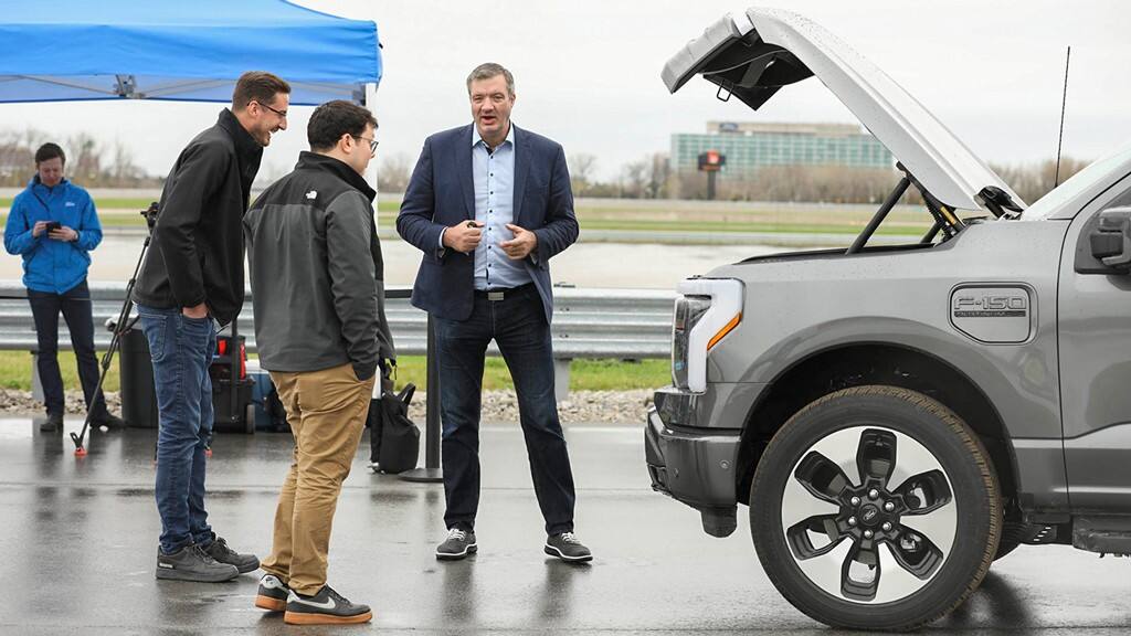 F-150 Lightning Customers Share Their Plans for the Truck at Rouge Electric Vehicle Center Launch Event 