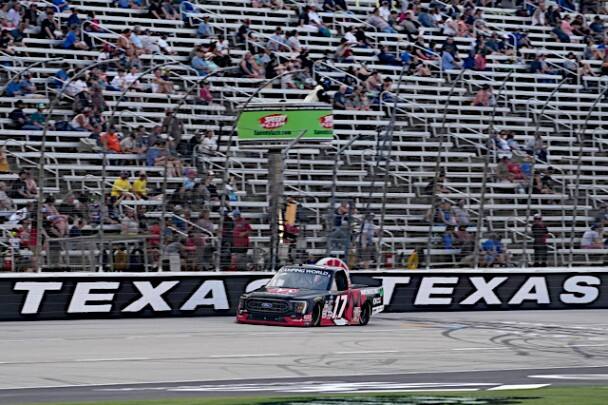 Ryan Preece (third) had his best finish of the season in the NASCAR Camping World Truck Series. 