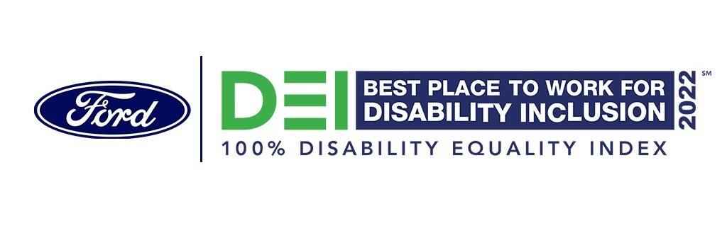 Ford Named Best Place to Work for Disability Inclusion Sixth Year in a Row