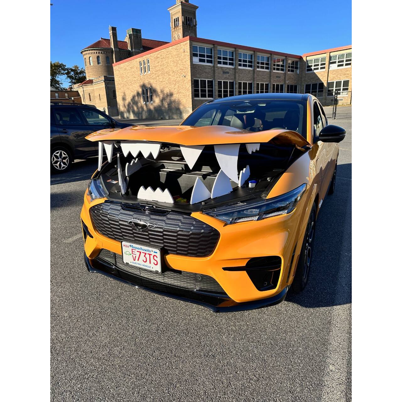 Frunk or Treat: D-Ford Designer Incorporates Mustang Mach-E into Halloween Festivities 