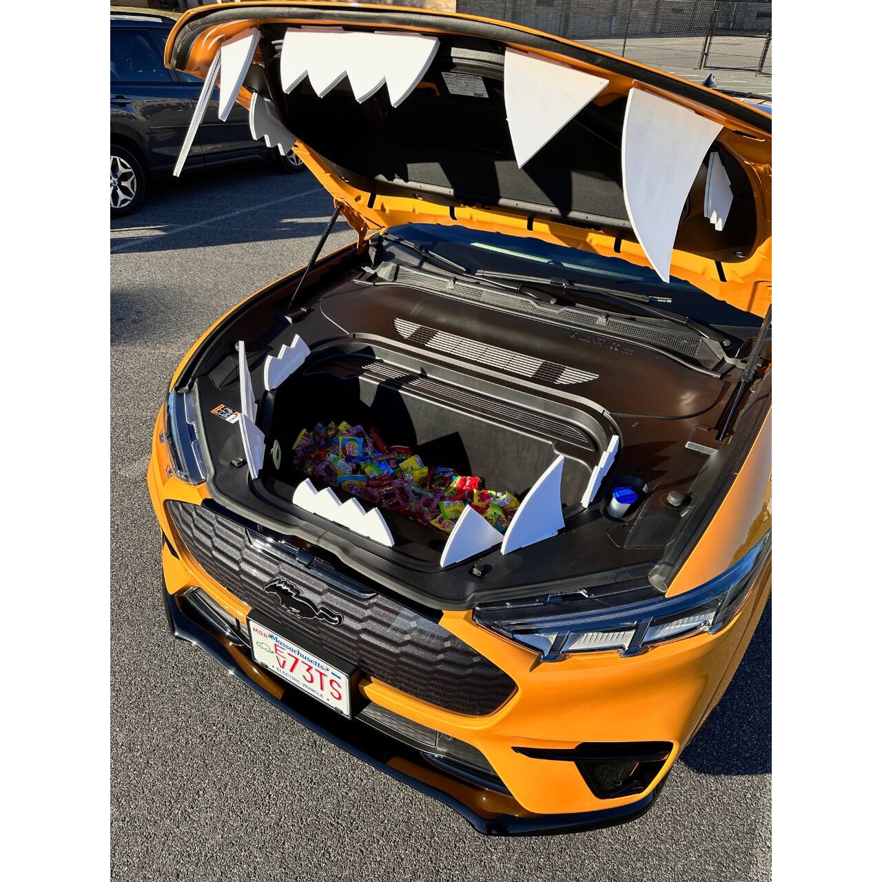 Frunk or Treat: D-Ford Designer Incorporates Mustang Mach-E into Halloween Festivities 