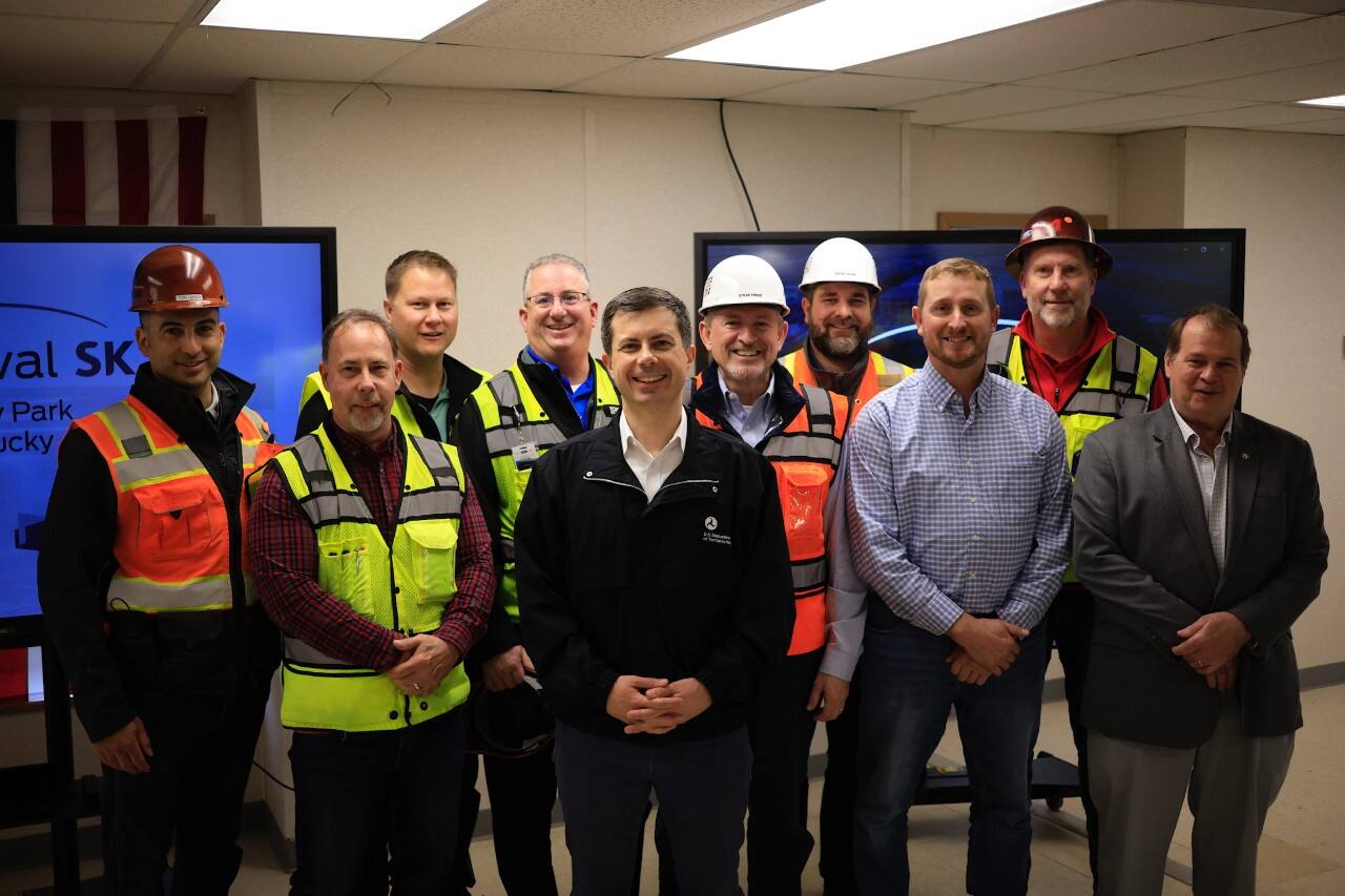 Secretary Pete Buttigeg visits Blue Oval SK