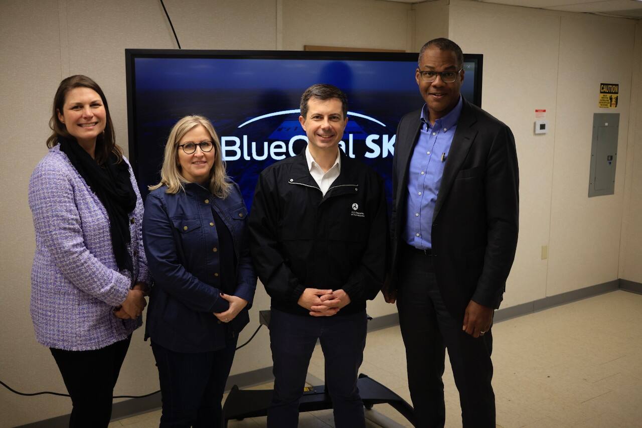 Secretary Pete Buttigeg visits Blue Oval SK
