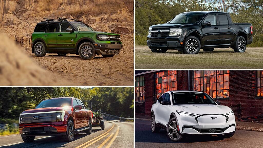 • Ford is boosting production of its popular EVs – Mustang Mach-E®, F-150® LightningTM and E-TransitTM – along with other customer favorites like Bronco® Sport and Maverick®.