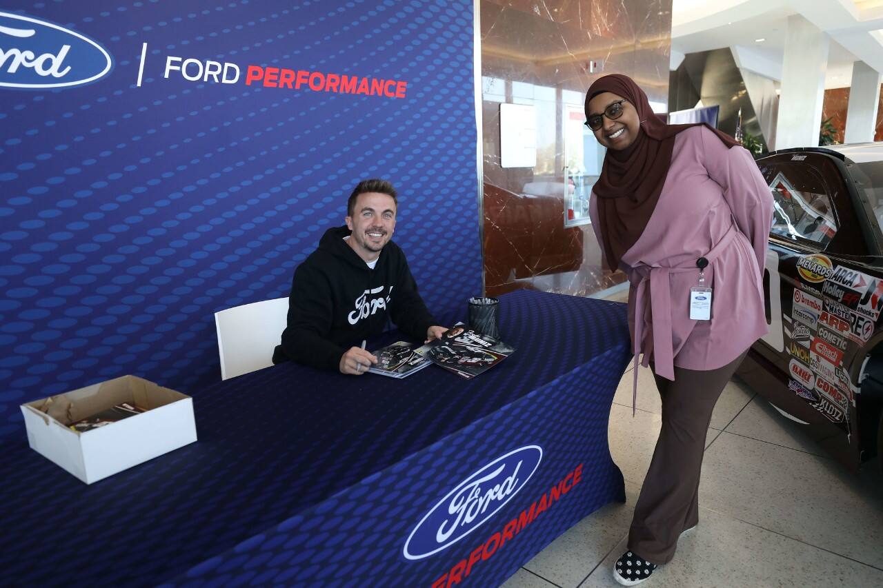 Frankie Muniz visits WHQ