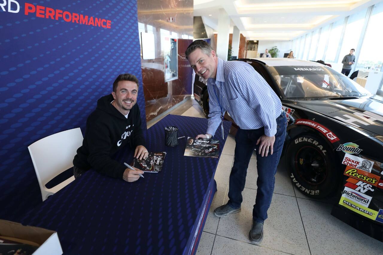 Frankie Muniz visits WHQ