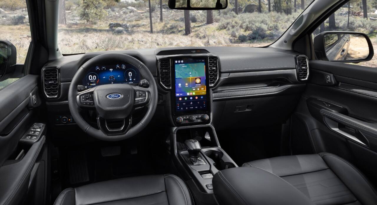 2024 ford ranger interior