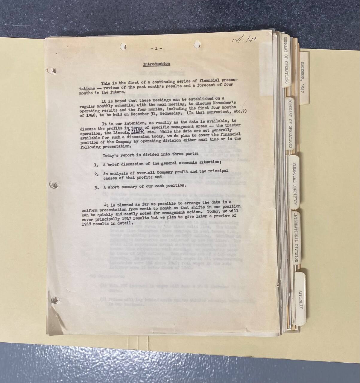 Whiz Kid 1947 Report