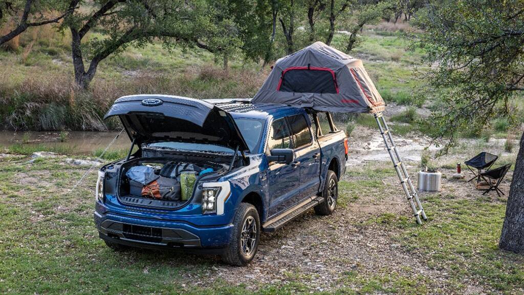 Camping with the F-150 Lightning