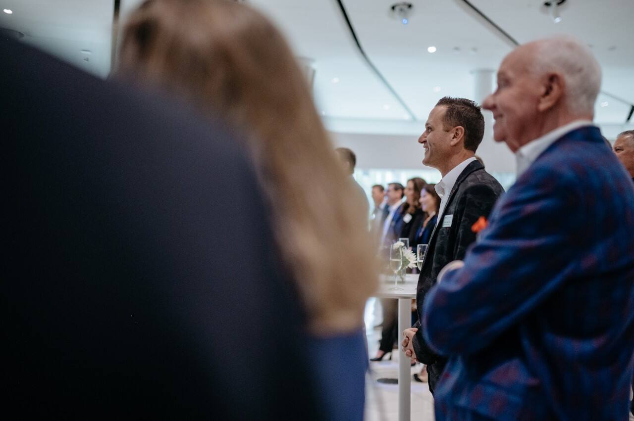 The dedication ceremony was attended by dealers from all over the U.S.
