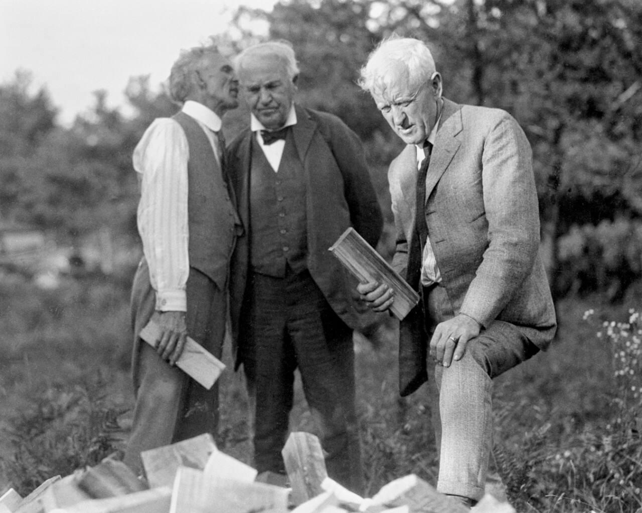 Henry Ford’s cousin’s husband, Edward G. Kingsford (right), helped facilitate the purchase of land and later became the namesake of the town that resulted from the new plant’s arrival.