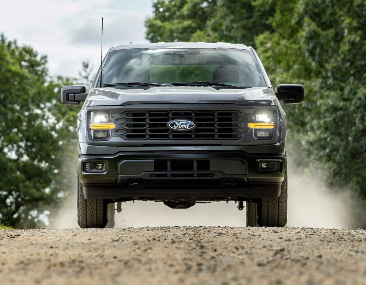 The front of the F-150