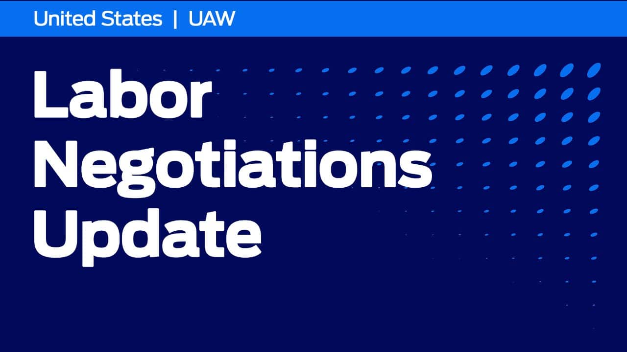Ford Statement on Kentucky Truck Plant Work Stoppage