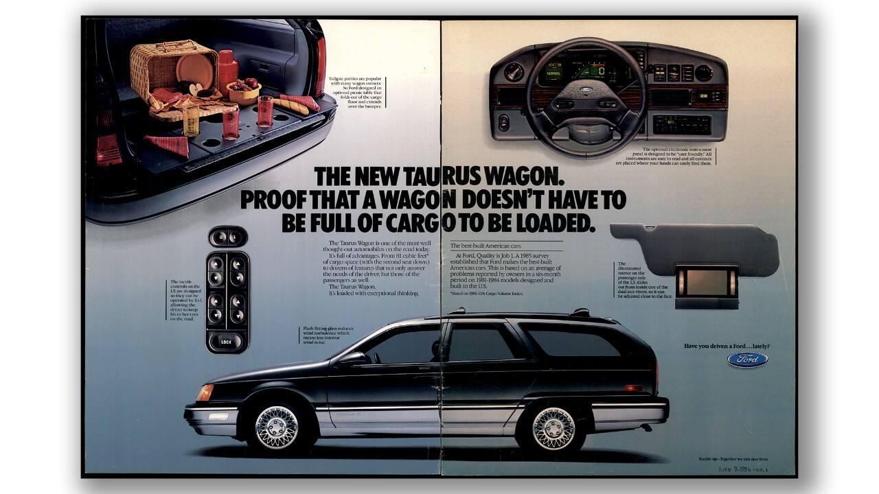 1986 Ford Taurus ad