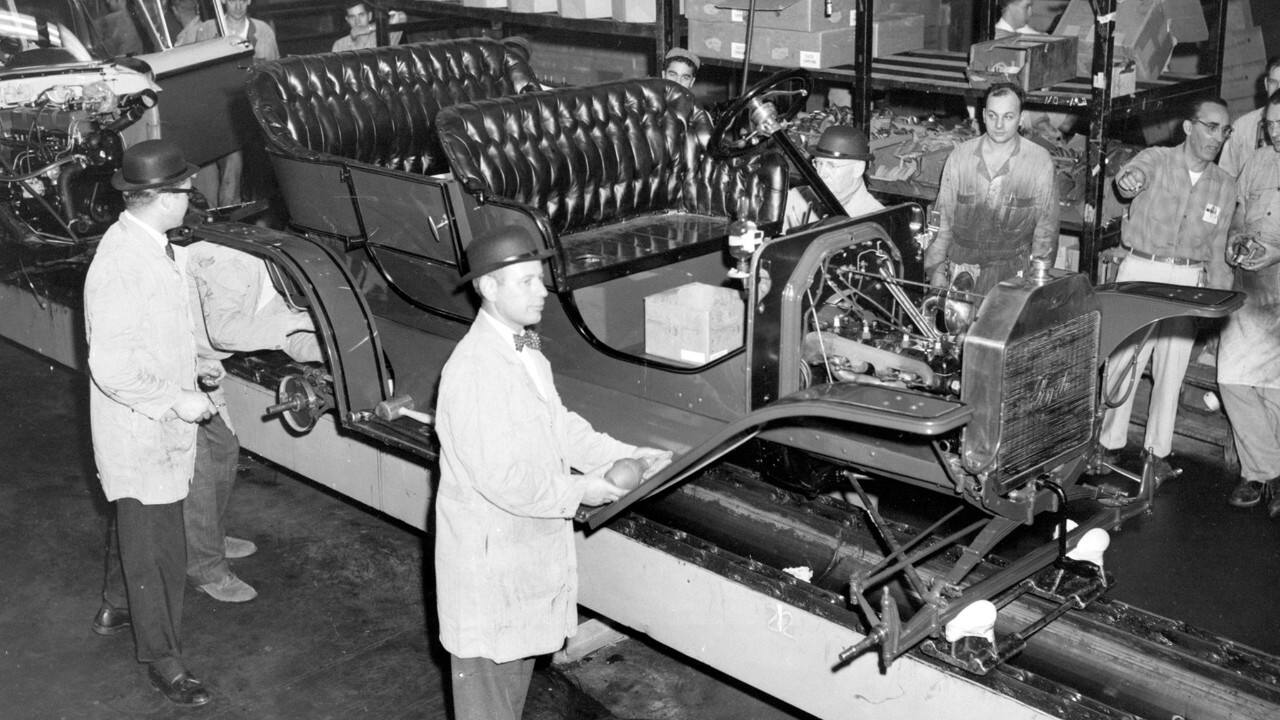 The bulk of the pieces used for the Model T rebuild were purchased from an antique car hobbyist in Flint, Michigan.