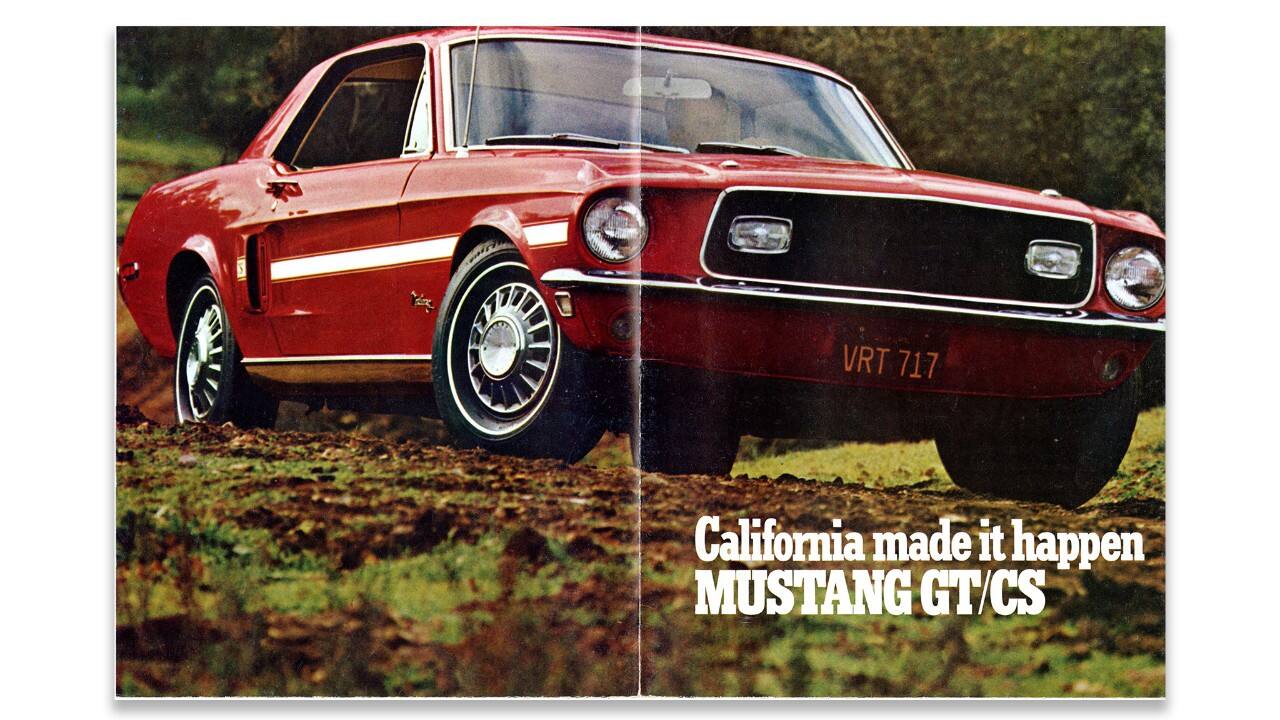 1968 Mustang GT California Special Brochure 