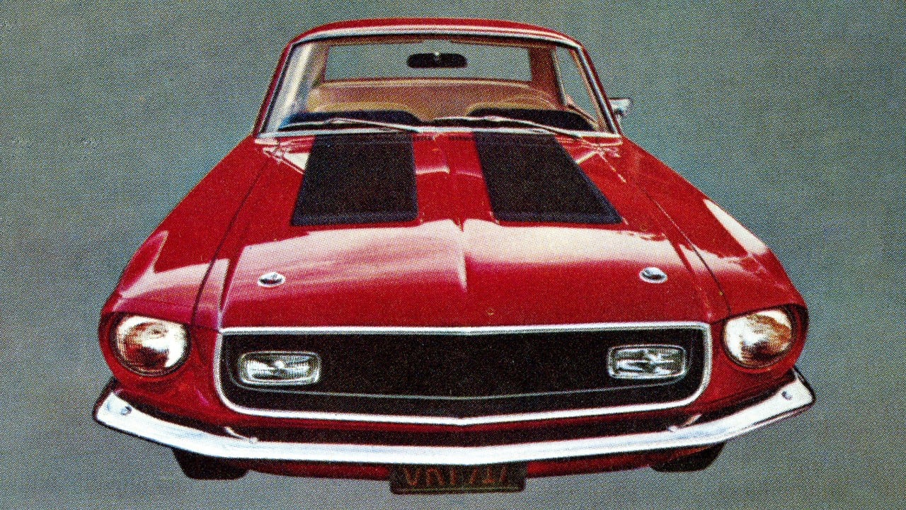 The front of the 1968 Mustang GT California Special