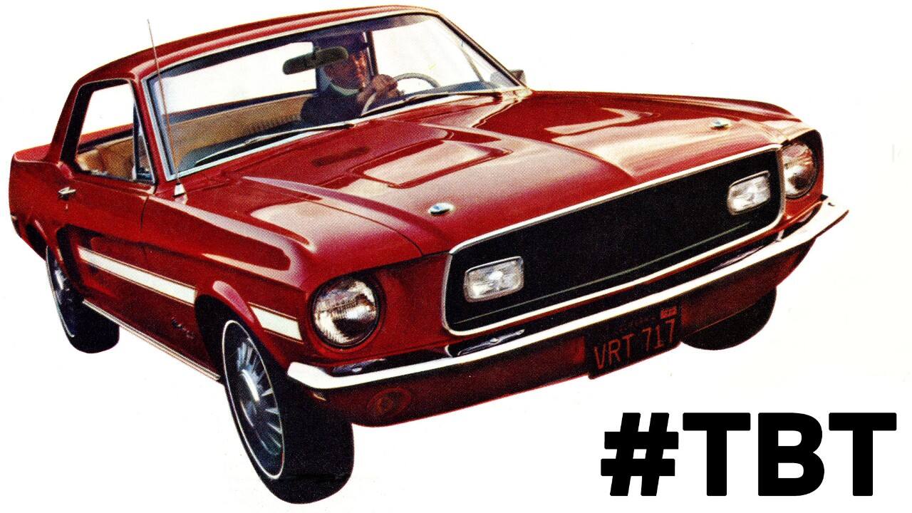 The front of the 1968 Mustang GT California Special