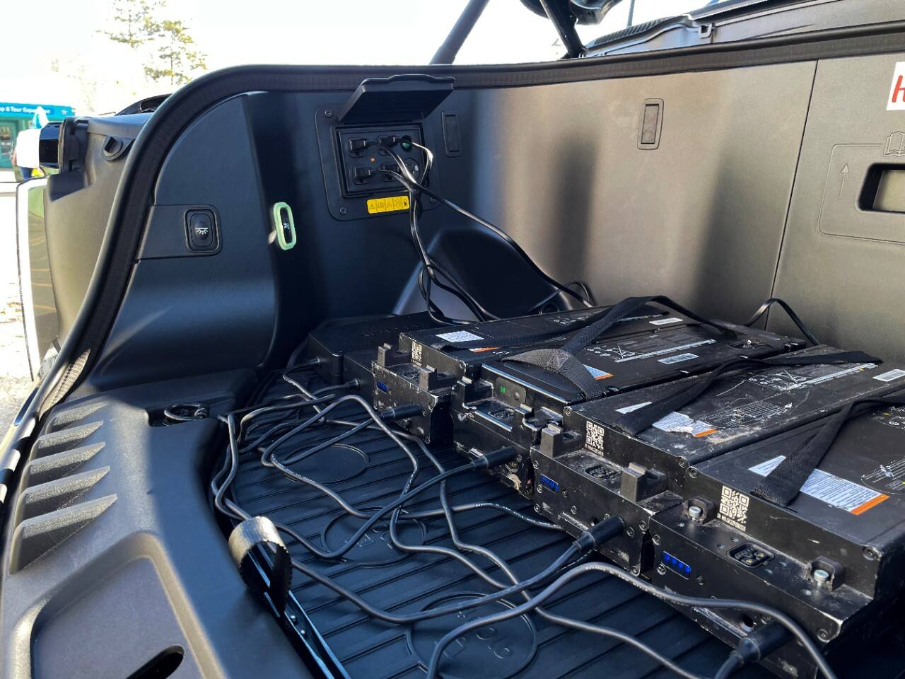 Charging cables in the F-150