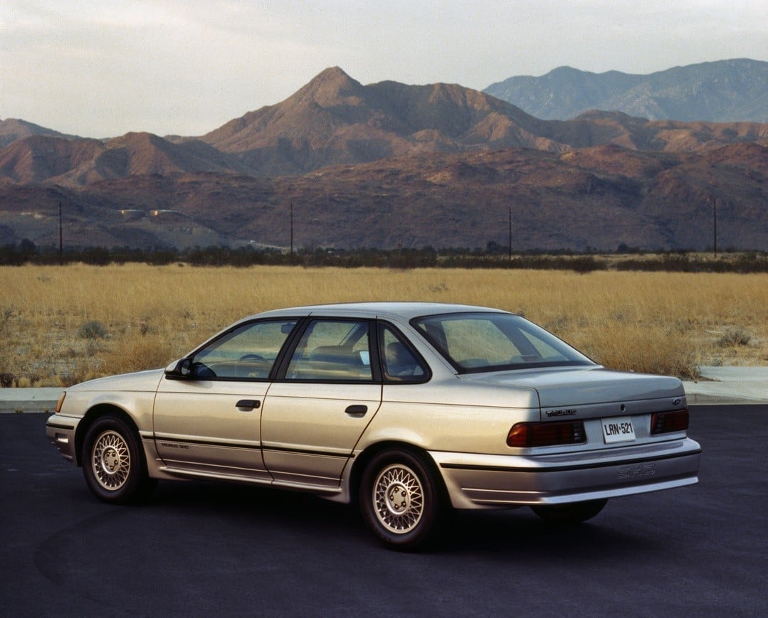 Tim Allen's character in "The Santa Clause" drove a 1980s-era Ford Taurus SHO similar to this in the 1994 film.