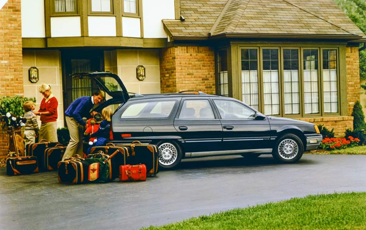 While the Griswolds’ chaos didn’t involve leaving the house, they would have had plenty of cargo space in the Taurus wagon.