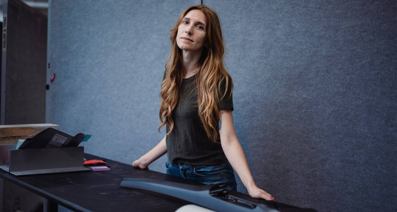 Bell helped choose the color combinations that will make Mustang Mach-E Rally appeal to a new segment of customers.  