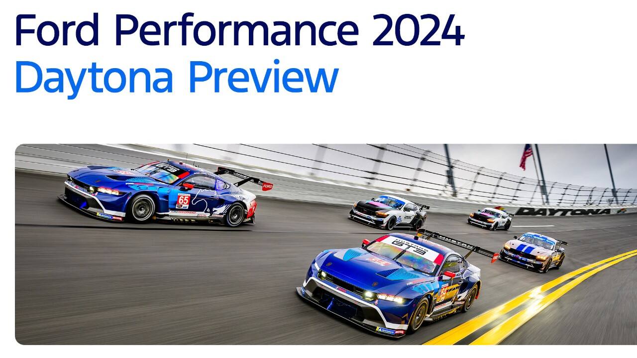 Ford is returning to factory-backed GT3 racing at the legendary Rolex 24 at Daytona with two all-new Mustang GT3 IMSA race cars. 