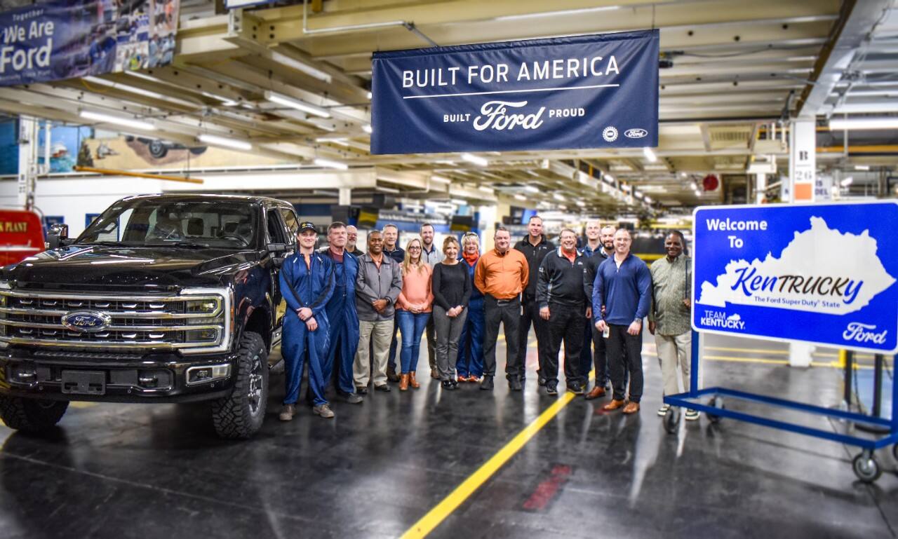 Super Duty team at the Kentucky Truck Plant.