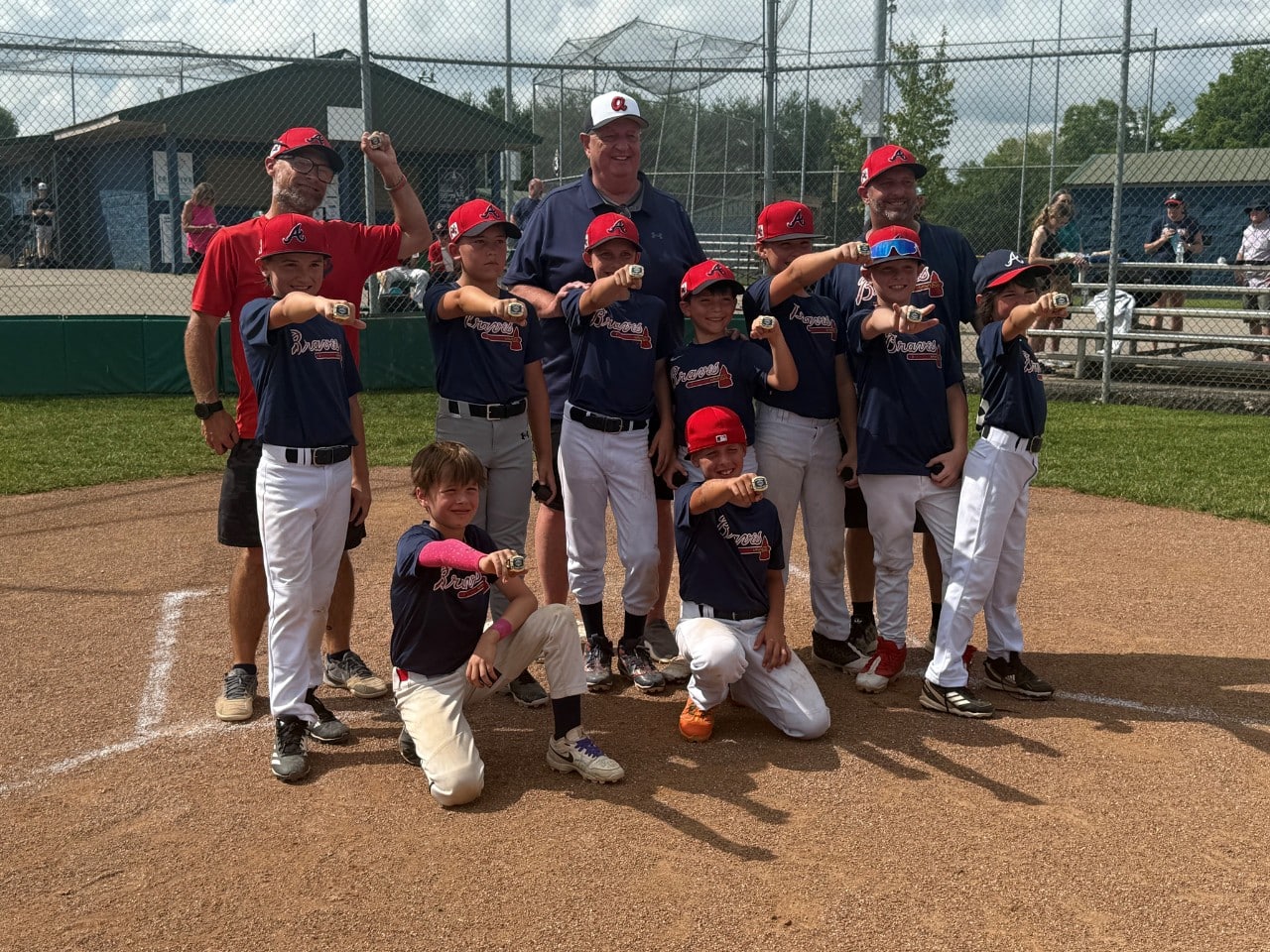  The Braves pictured in 2025.